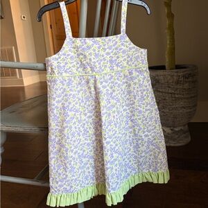 Remember Nguyen Floral Sundress with Ruffle Hem: Girls size 4